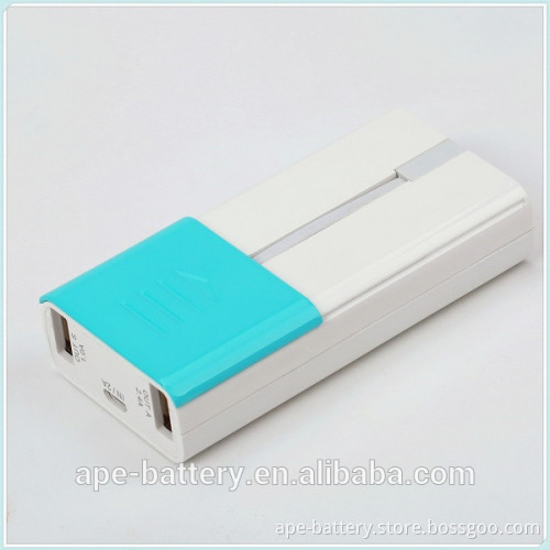 Dual USB rechargeable li-ion power bank for mobile phone 5V/3.5A